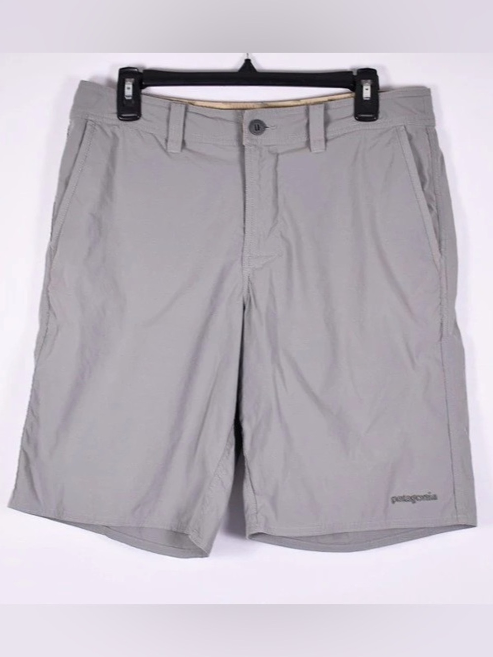 Patagonia Men’s Size 33 Gray Hiking Outdoor Shorts 9” Inseam